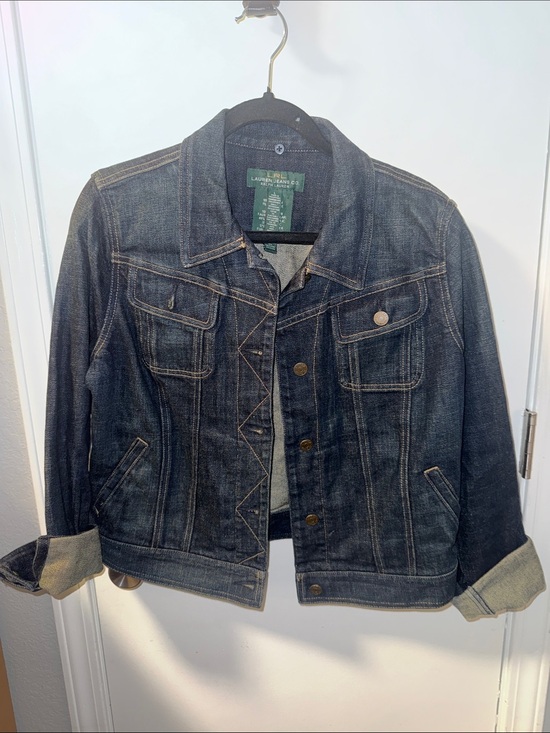 Lauren Ralph Lauren Jackets & Blazers - Lauren Ralph Lauren Dark Indigo Denim Jacket